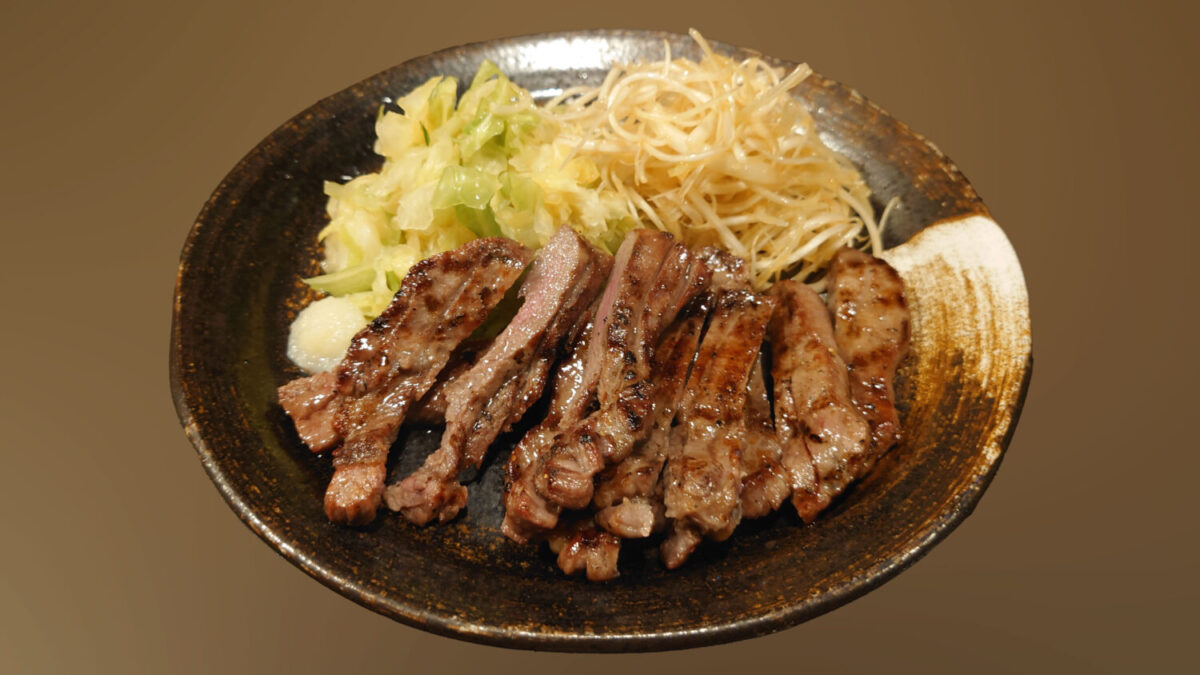 「焼味尽とくちゃん」の「本家ぶつぎり牛たん焼」