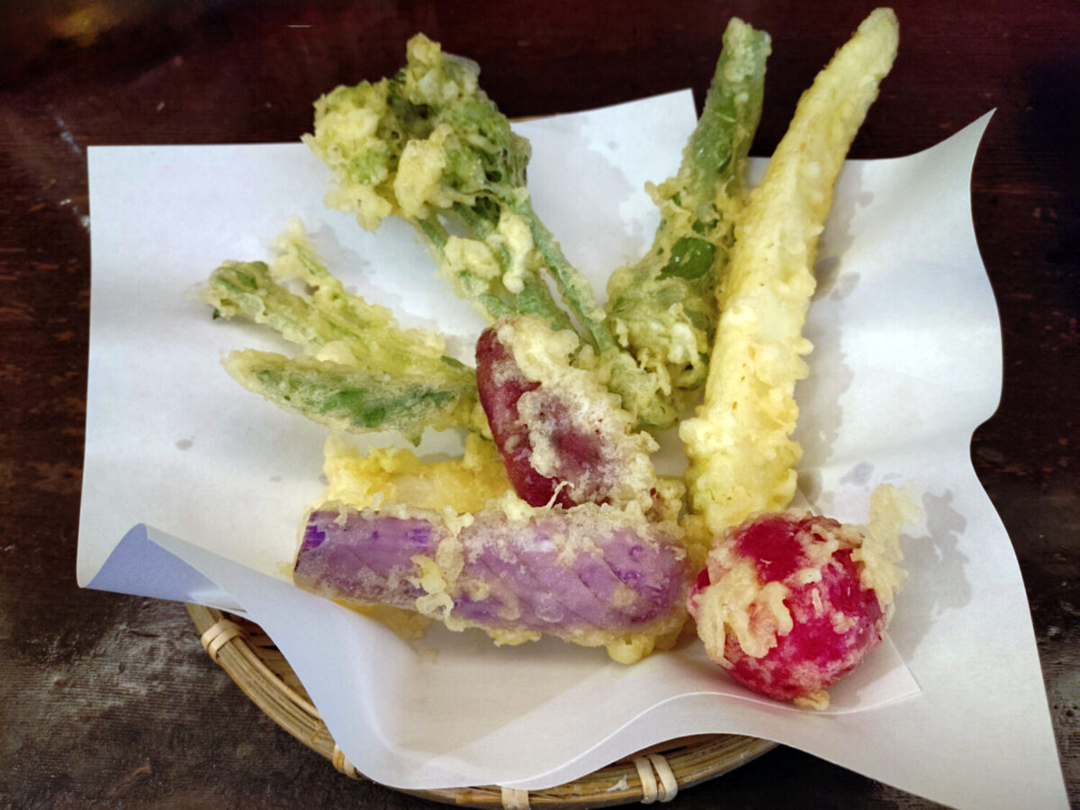おひとり様限定「野菜の天ぷら」