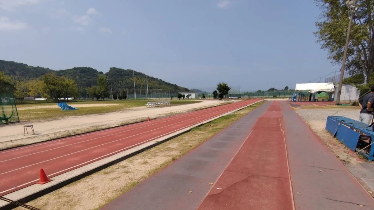 坂口ジャスミン紫苑さんが、高校生の時に陸上の練習をしたグラウンド