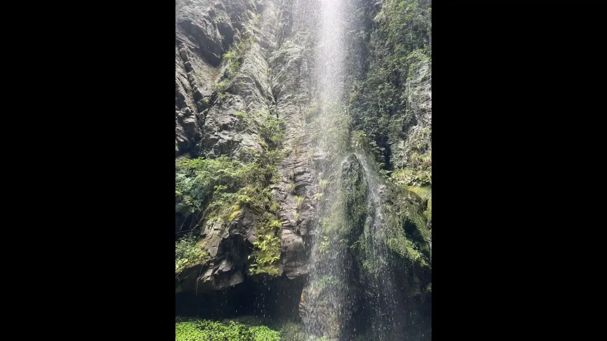 坂口ジャスミン紫苑さんの故郷、鳥取の自然(湯梨浜町の今滝)