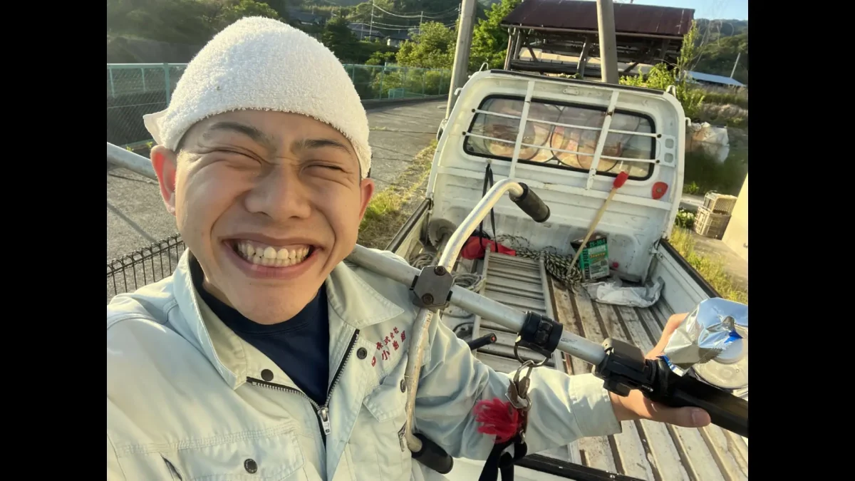 てんてらてーんあきらさんの実家は農家だ。芸人になった後も実家を手伝うことがあった。